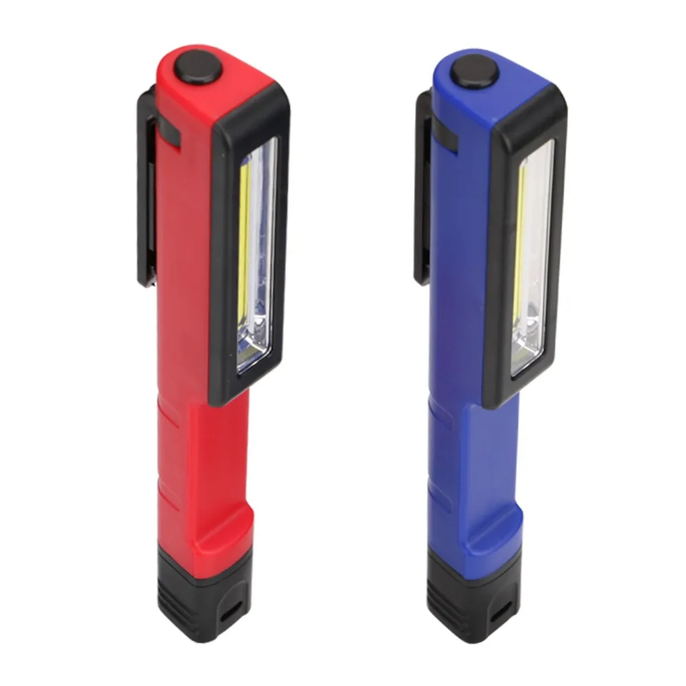 

Bright Mini LED Inspection Light Lamp Pen Shape Pocket Clip Work Hand Torch Flashlight with Magnet Lanterna Light Shock