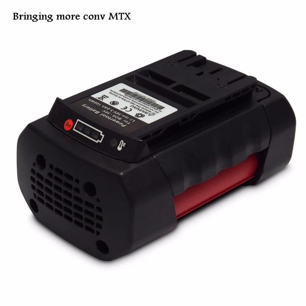 NEW 3000mAh Spare Rechargeable Lithium Ion Power Tool Battery Replacement for Bosch 36V BAT810 BAT836 BAT840 D-70771 2607336108 NEW 3000mAh Spare Rechargeable Lithium Ion Power Tool Battery Replacement for Bosch 36V BAT810 BAT836 BAT840 D-70771 2607336108