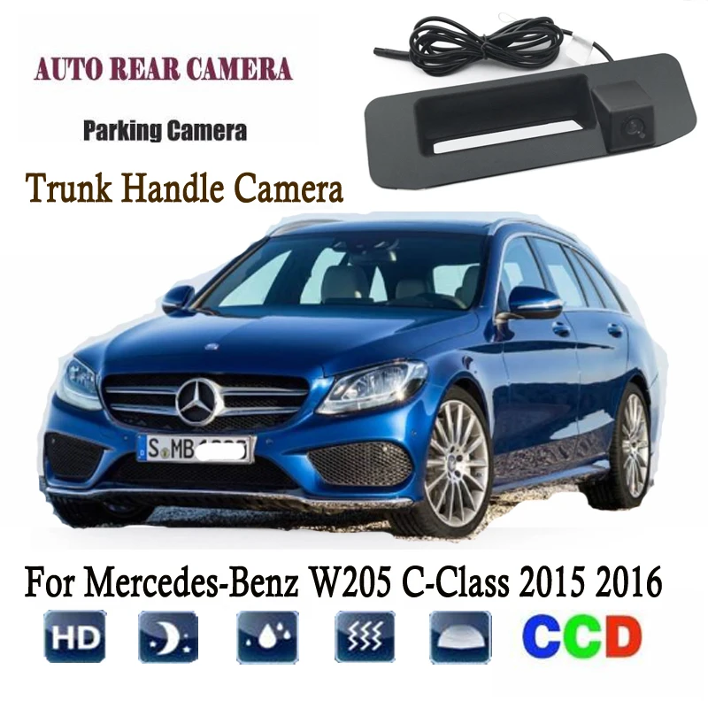 Автомобильная камера заднего вида для Mercedes Benz W205 C Class 2015 2016 вместо оригинальной