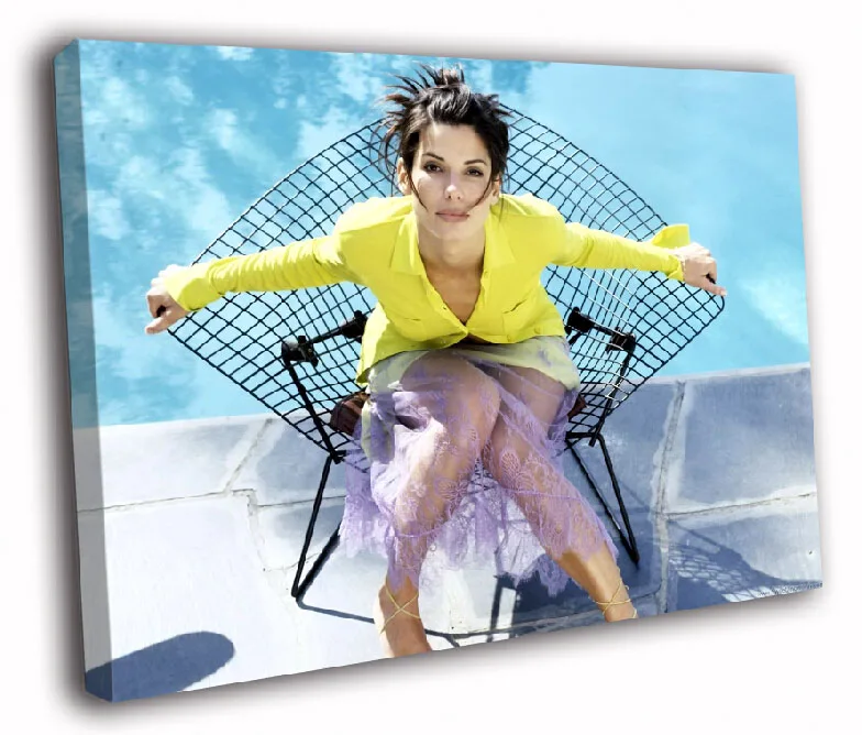 

HD Canvas Printings Painting-Sandra Bullock Hot Actress Art D7336