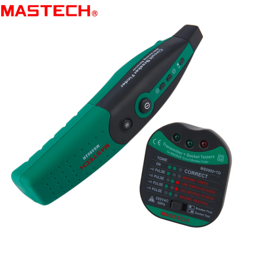 MASTECH MS5902 Circuit Breaker Finder/Socket Tester Instruction/Fully