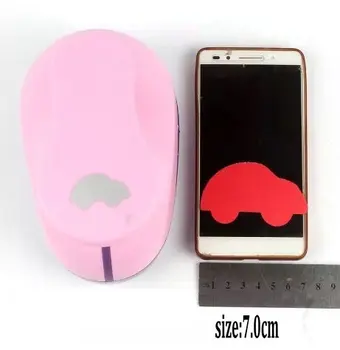 

7.0cm huge car shape scrapbooking puncher paper punches for DIY auto Embossing device craft punch hole punch paper cutter
