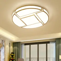 Белый светодиодный потолочный светильник Гостиная вокруг современных атмосфера спальни свет в китайском стиле зал Restaur потолочный