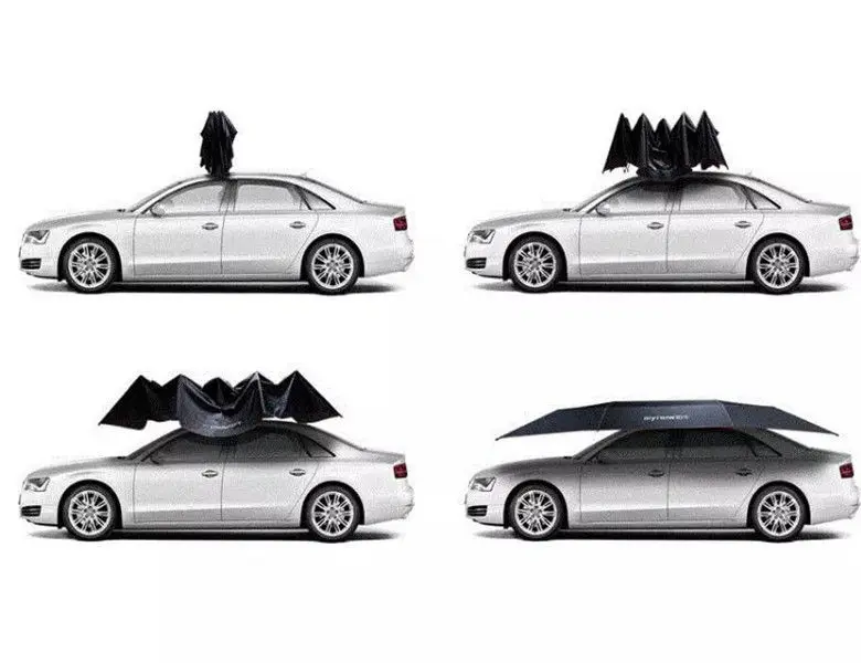 CE Semi-automatic car tent sun shade umbrella awning car umbrella tarp CE Semi-automatic car tent sun shade umbrella awning car umbrella tarp