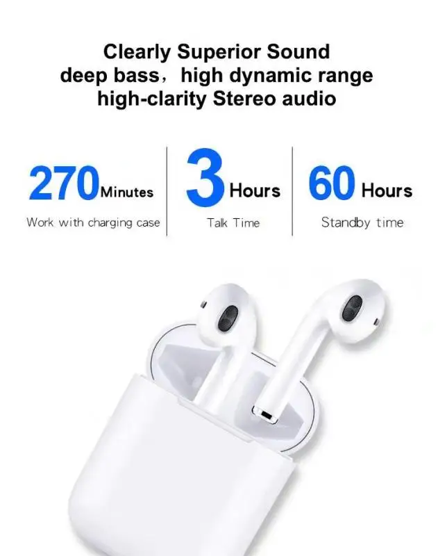 2019 Airplus III TWS беспроводные наушники Bluetooth стерео гарнитуры Touch v5.0 маленький размер
