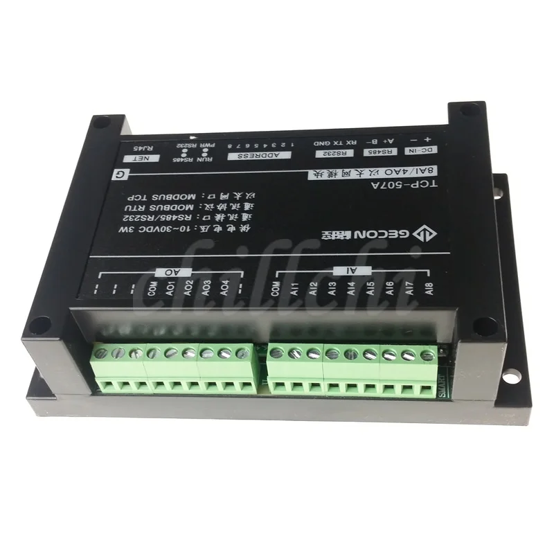 8AI4AO аналоговые входные и выходные модуль Ethernet RS485 RJ45 232 интерфейс Modbus контроллер