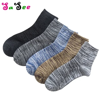 

Autumn Solid Color Warm Colorful Short Socks Fashion Men Funny Socks Male Casual Business Cotton Ankle Socks Harajuku Happy Meia