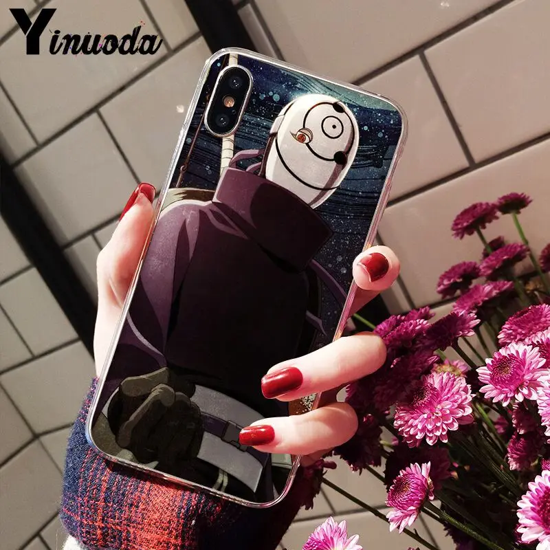 Yinuoda японский аниме Наруто красочные милые аксессуары для телефона чехол iPhone 8 7 6