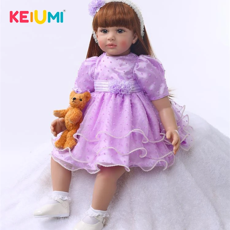 

New Desgin 22 Inch Reborn Babies Silicone Doll 55 cm Girl Playmate Baby Reborn Realisting Toy For Children Birthday Gift