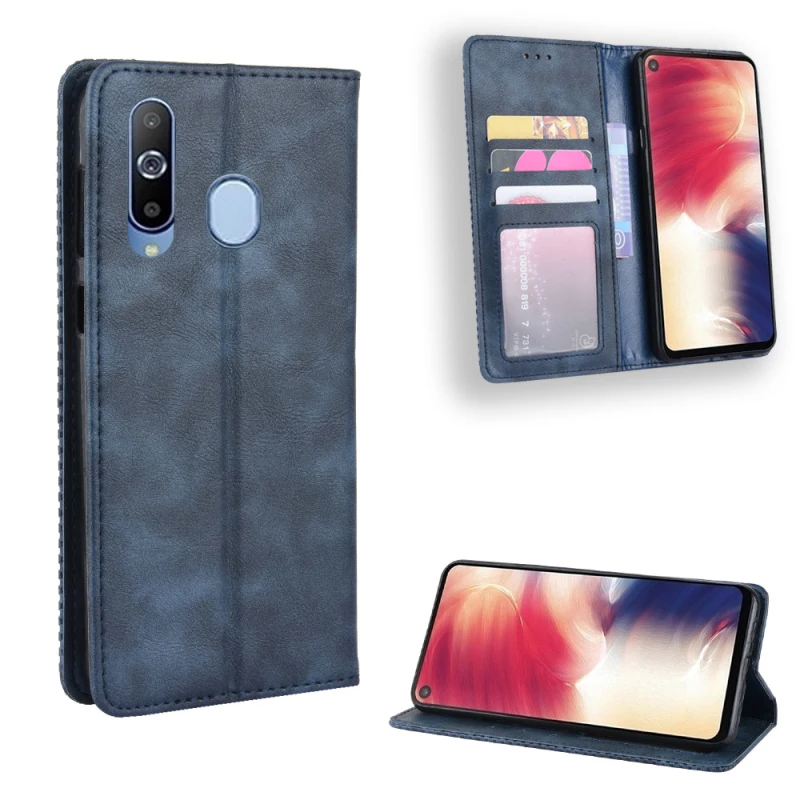 Samsung Galaxy A8S Retro leather flip case_95