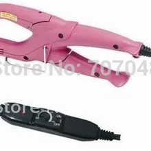 Розовый цвет контроль температуры наращивание волос фьюжн REMY человеческие волосы соединитель железа