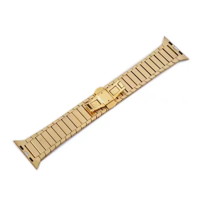 Нержавеющая сталь Бабочка Пряжка Петля для iWatch 4 40 мм 44 мм 38 мм 42 мм соединяющий ремешок браслета для Apple Watch Band 3 2 1