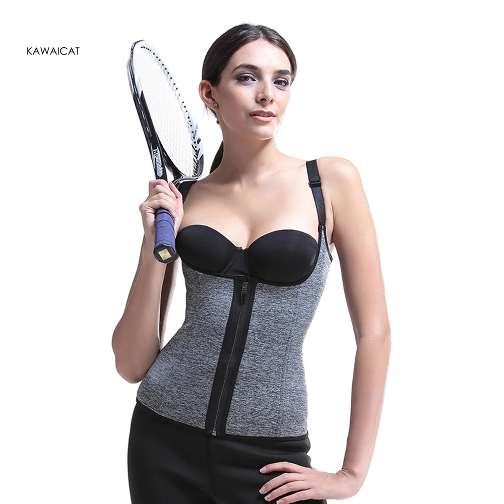 

NEW Hot Shaper Neoprene Sweat Sauna Slimming Vest Womens Body Shapewear Corset Waist Trainer Fitness Vest