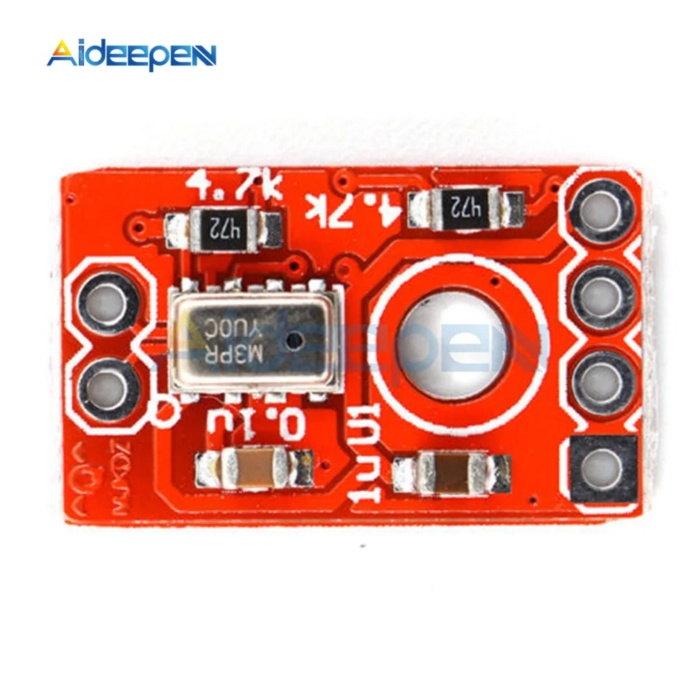 MPL3115A2 интеллигентая(ый) Температура давление, высота над уровнем моря Сенсор модуль II2 Интерфейс 5 V 20-110 кПа для Arduino - Цвет: Red