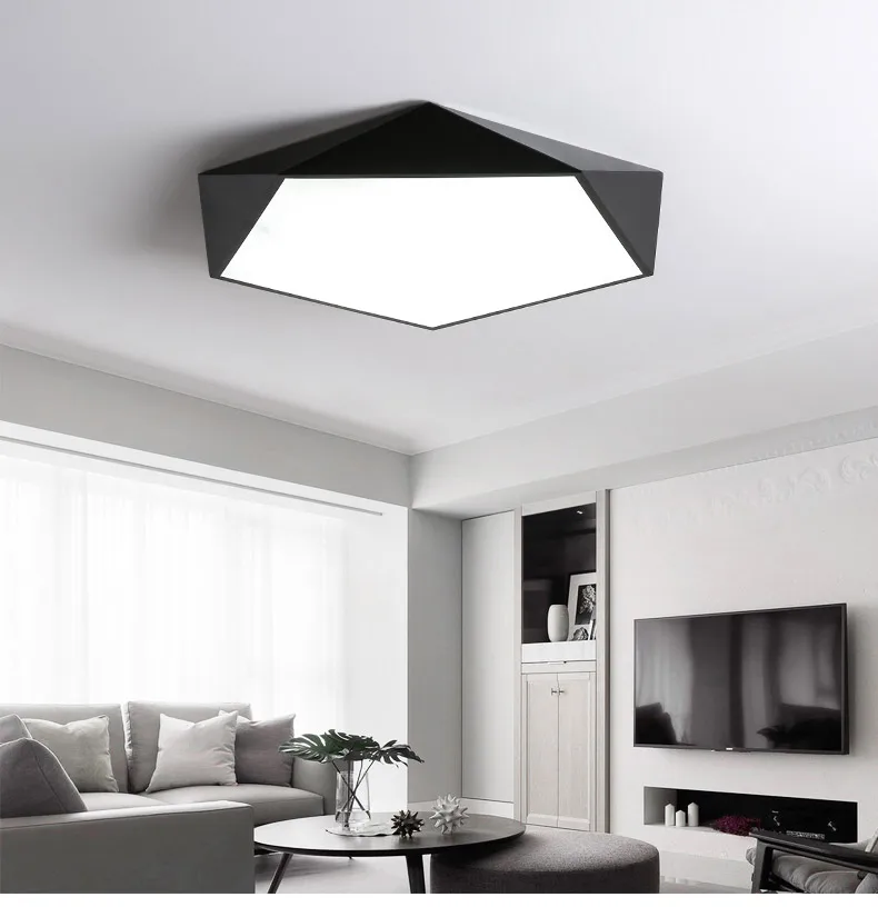 DX 3D Pentagon Led Ceiling Lights (15)