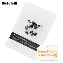 MCIGICM 100 шт. светодиодный 5 мм 940nm ИК приемный диод Круглый трубчатый светильник