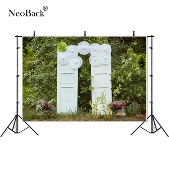 

NeoBack Photography backdrops wedding party Garden View Wedding Ceremony Theme love Bridal shower banner photo studio P4349