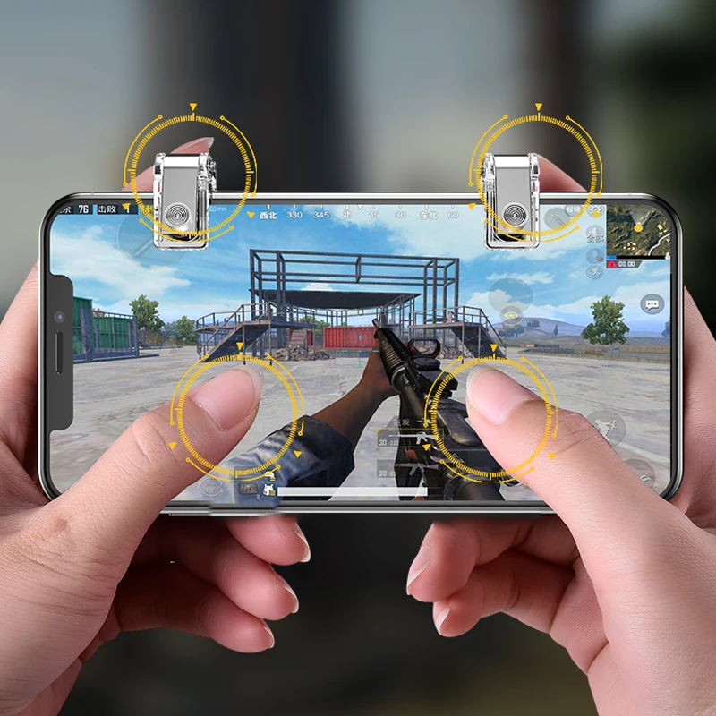 Металлический смартфон PUBG игровой триггер для мобильных телефонов Mobile Game Fire Button