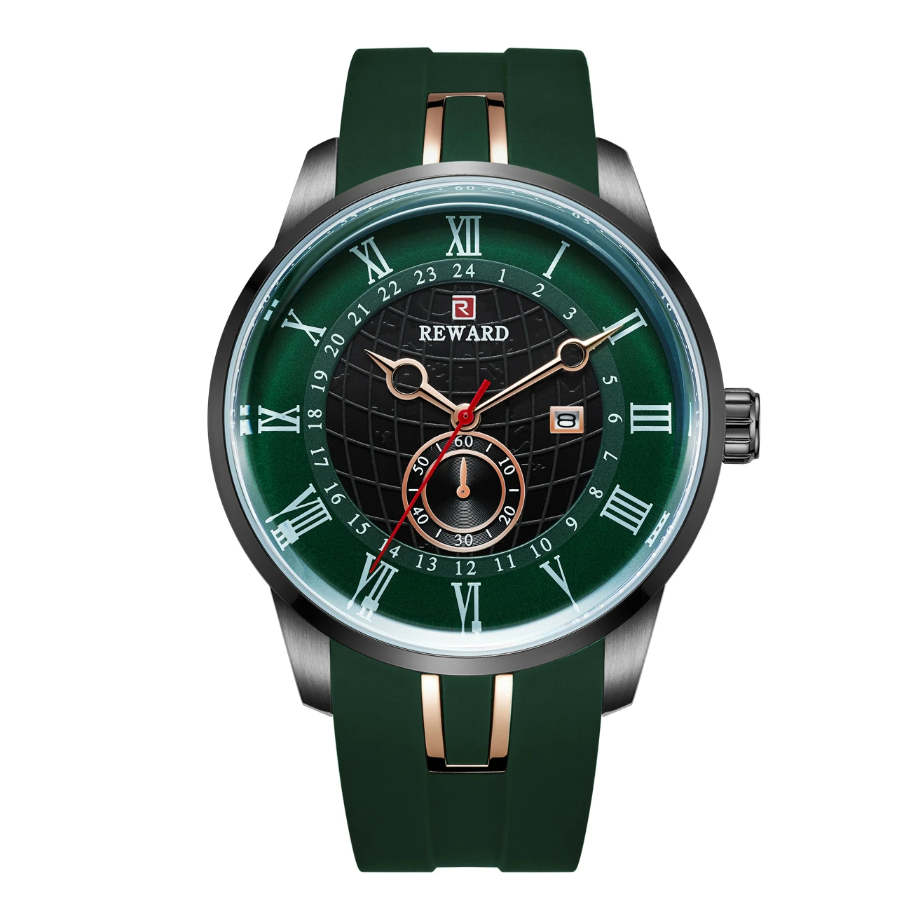 

Casual Men's Sports Watches Fashion Trend Stereo Dial Silicone Belt Watch Man Waterproof Quartz Digital Electronic Wristwatches