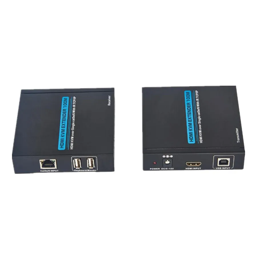 ZY 5110KM USB HDMI IR Over IP KVM Extender With Loop Out