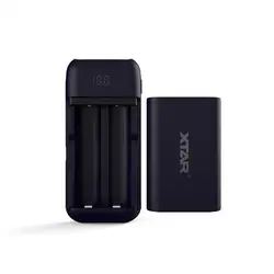 XTAR PB2 светодиодный USB применяется к 3,6 В/3,7 В Незащищенный литий-ионная/IMR/INR/ICR 18650 батареи переносной зарядное устройство с функцией power Bank