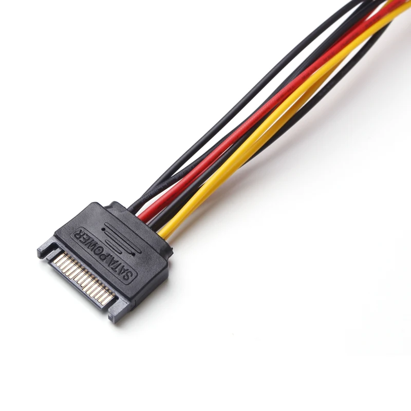 Кабель Сплиттер питания 15 штырьков SATA|15 pin|sata 15pinhard drive cable |