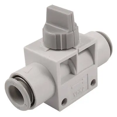 

VHK2-04-04F/06-06F/08-08F/10-10F/12-12F 4/6/8/10/12mm Push In One Touch Fitting Pneumatic Tube Quick Connector Hand Valve