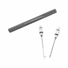 Алюминиевый сплав Рыбалка иглы приманки инструмент 2 в 1 Рыбалка бурения иглы дрель снасти Рыбалка такелаж бойлов травля иглы комплект