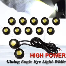 CYAN SOIL BAY 10X 23mm Eagle Eye LED 9W Xenon White Motor Car DRL Fog Driving Backup Light 12V