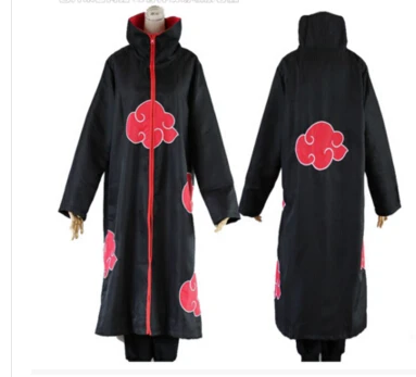 

Hot Sale Anime Naruto Akatsuki /Uchiha Itachi Cosplay Halloween Christmas Party Costume Cloak Cape