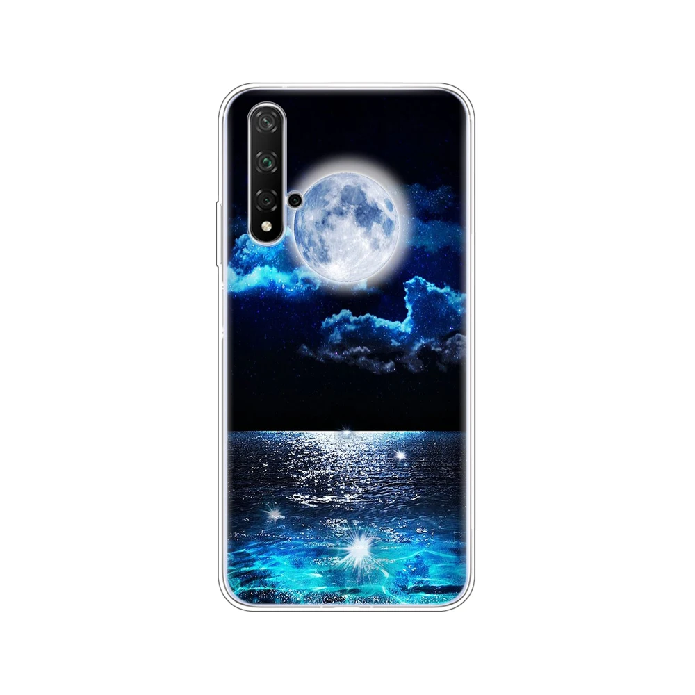 Case On Honor 20 Case Silicon Back Cover Phone Case For Huawei Honor 20 Pro Lite Honor20 YAL-L21 YAL-L41 Luxury Cartoon - Цвет: 11076