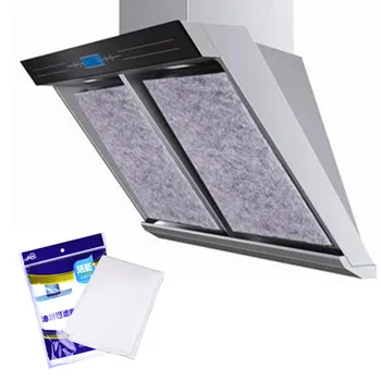 

1 Bag Extractor Fan Filter Anti-oil Suction Papers Kitchen Gadgets Cooker Hood Filter Paper Portable Oil Filter Film Non-woven