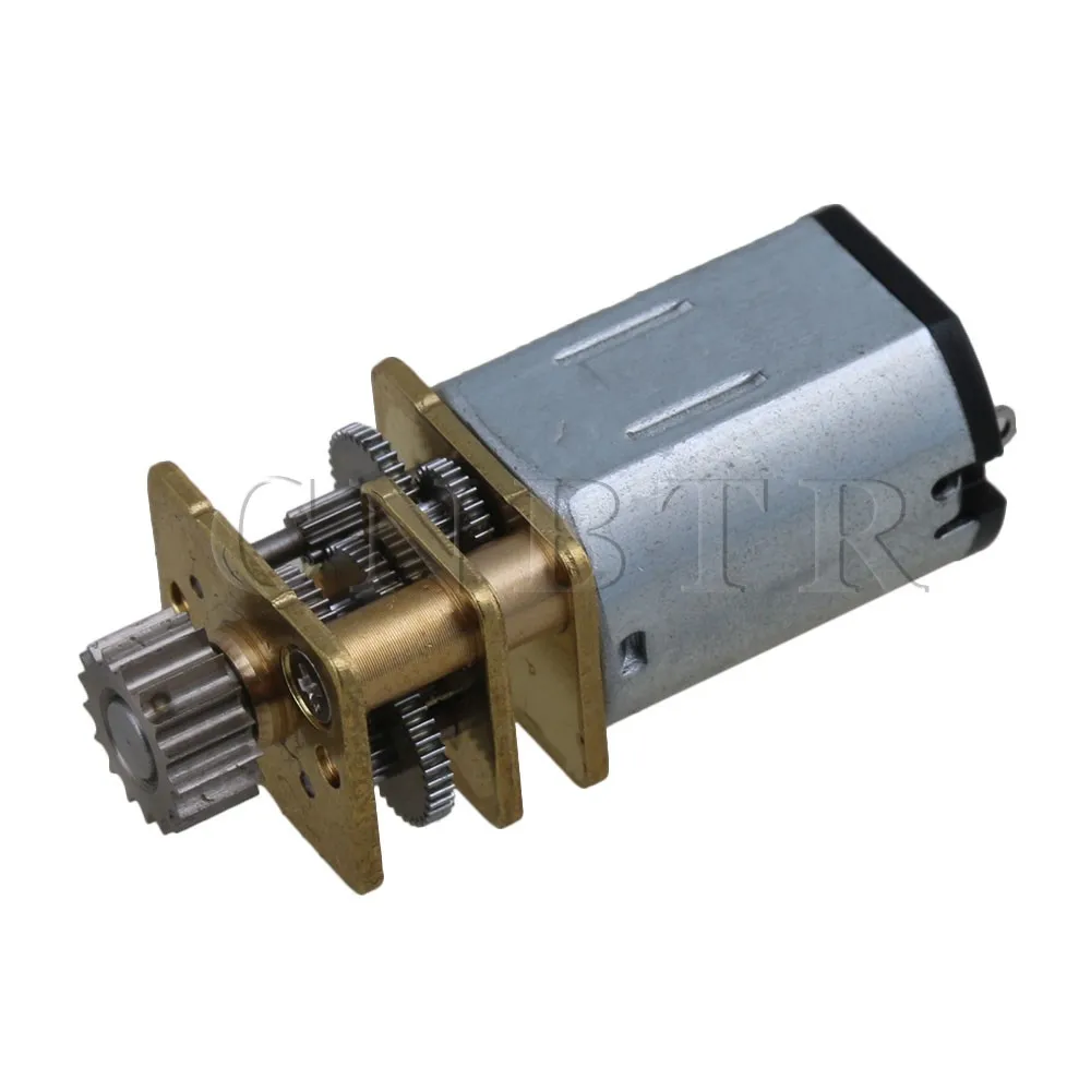 

CNBTR Silver Metal 67RPM Speed Reduction Mini DC12v Gearbox Gearwheel Motor for 3D Print