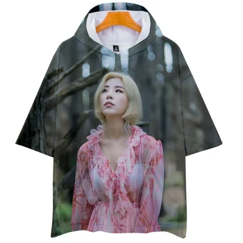 

NEW 3D MAMAMOO Solar Moon Byul Whee In Hwa Sa Hooded T-shirts Women/Men Fashion Summer Short Sleeve Tshirts Streetwear T shirt