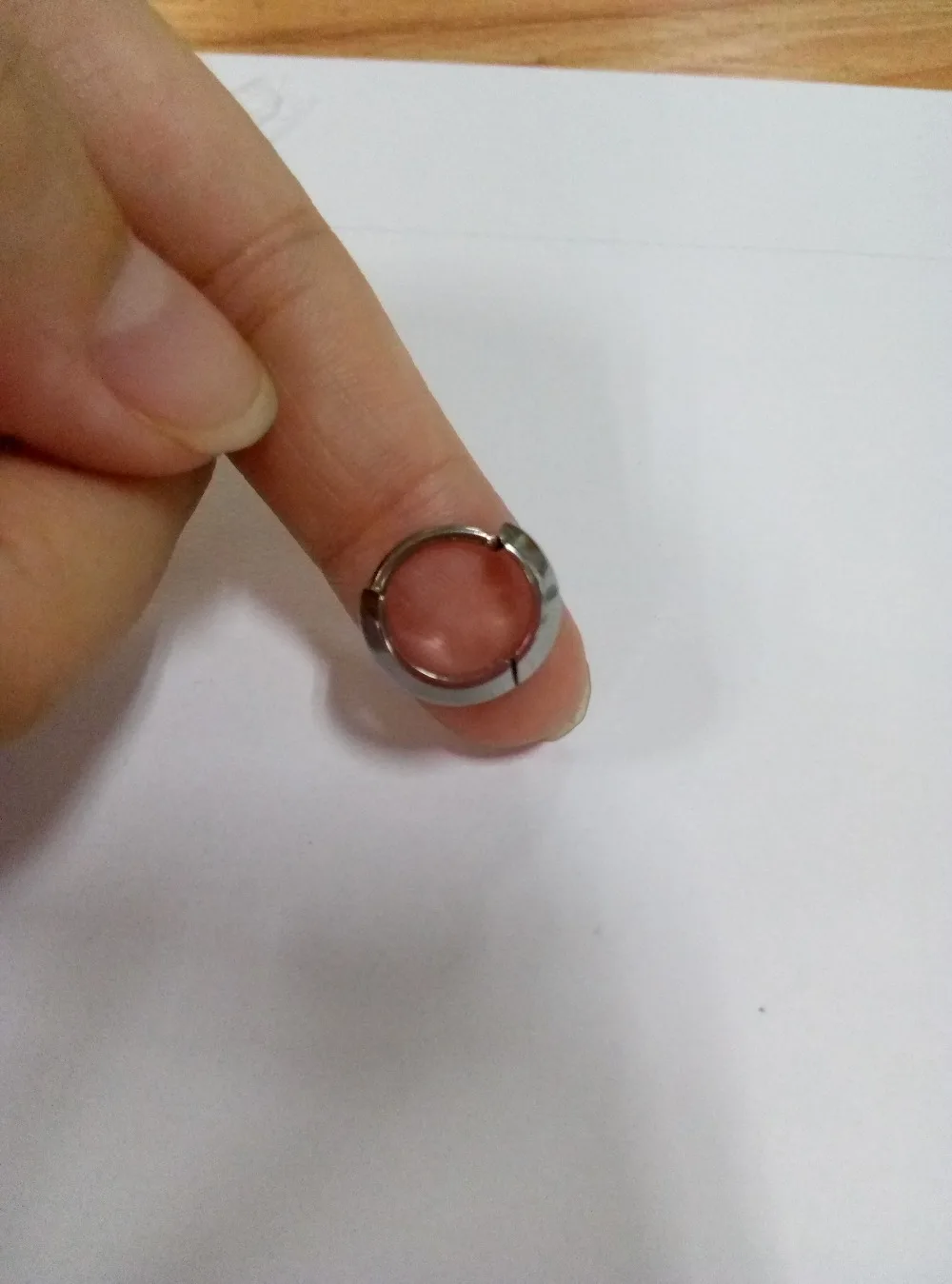 Новые G23 имплантированных Titanium сегмент кольца Пирсинг нос кольцо Перегородка