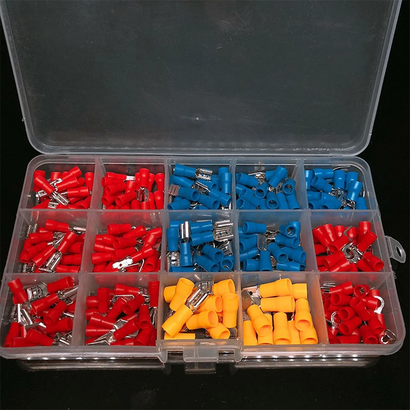 280pcs Electrical Wire Crimp Terminals Kit Insulated Terminator Spade