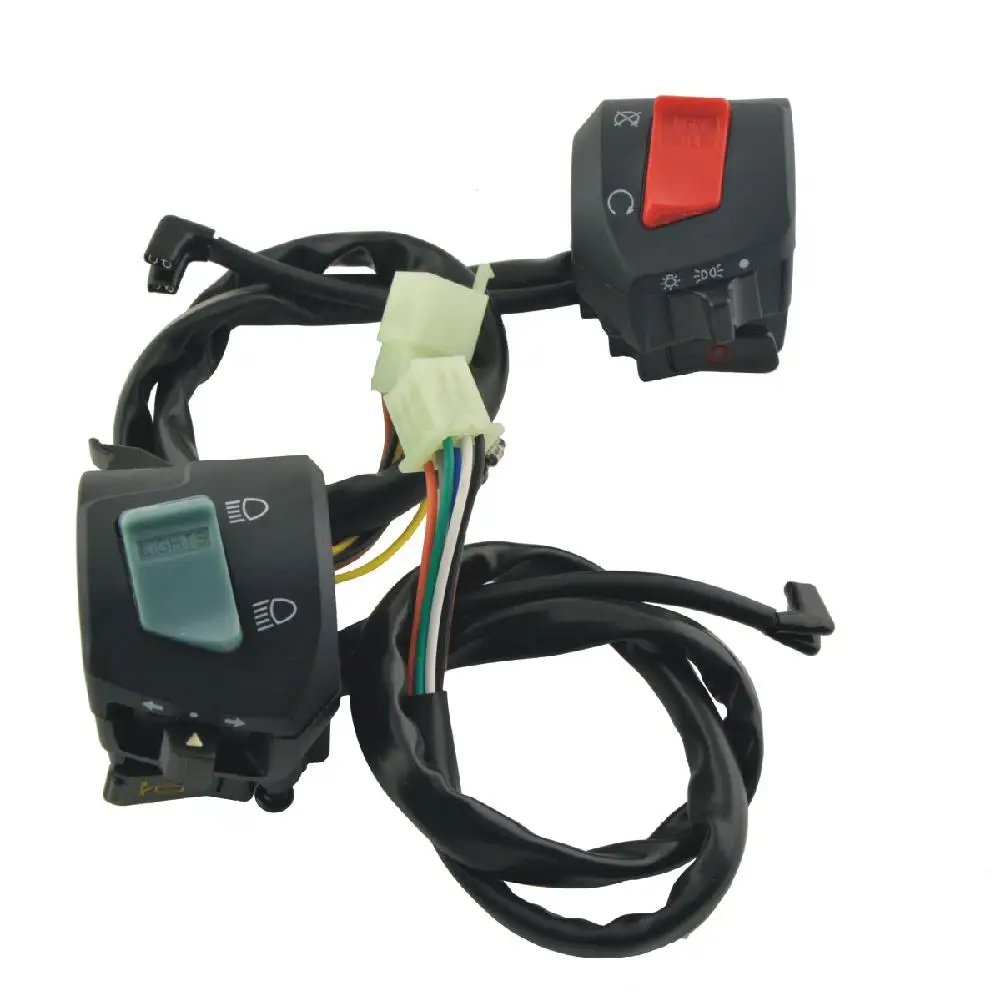 LumiParty 1 пара MP1504254 12 В крепление на руль мотоцикла кнопка переключения для