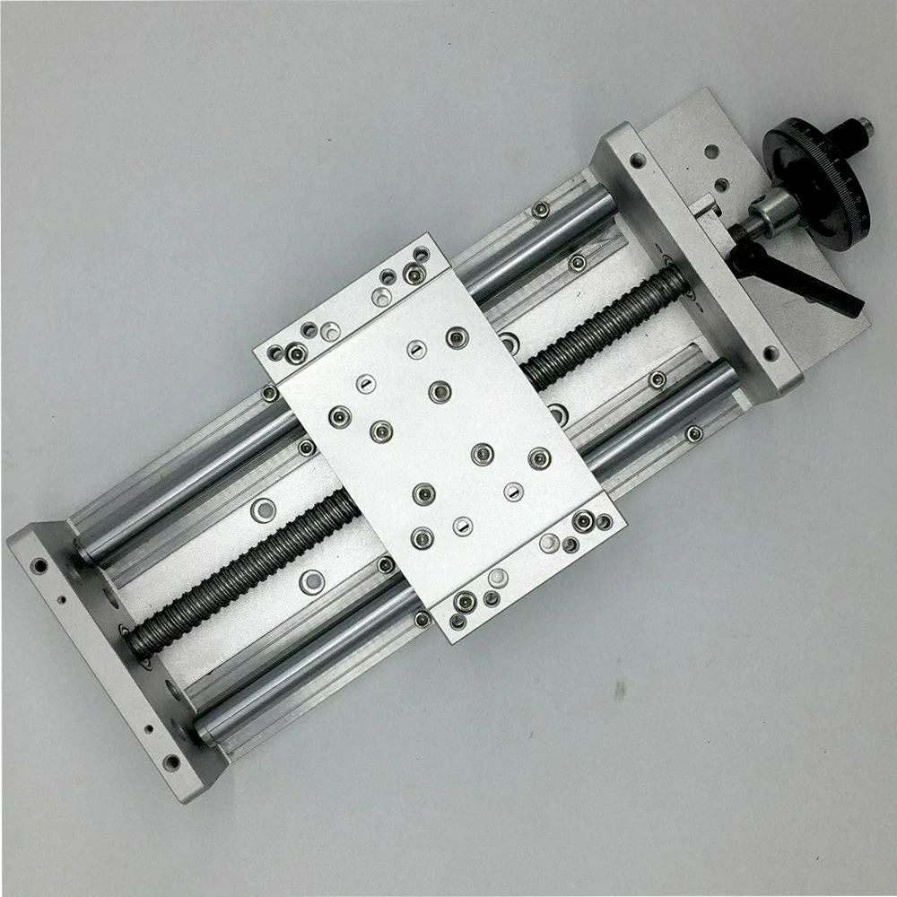 

Precision C7 Slide Linear Stage 400MM Stroke Heavy Load Manual Sliding Table With Handwheel Slide Linear Stage SFU1605