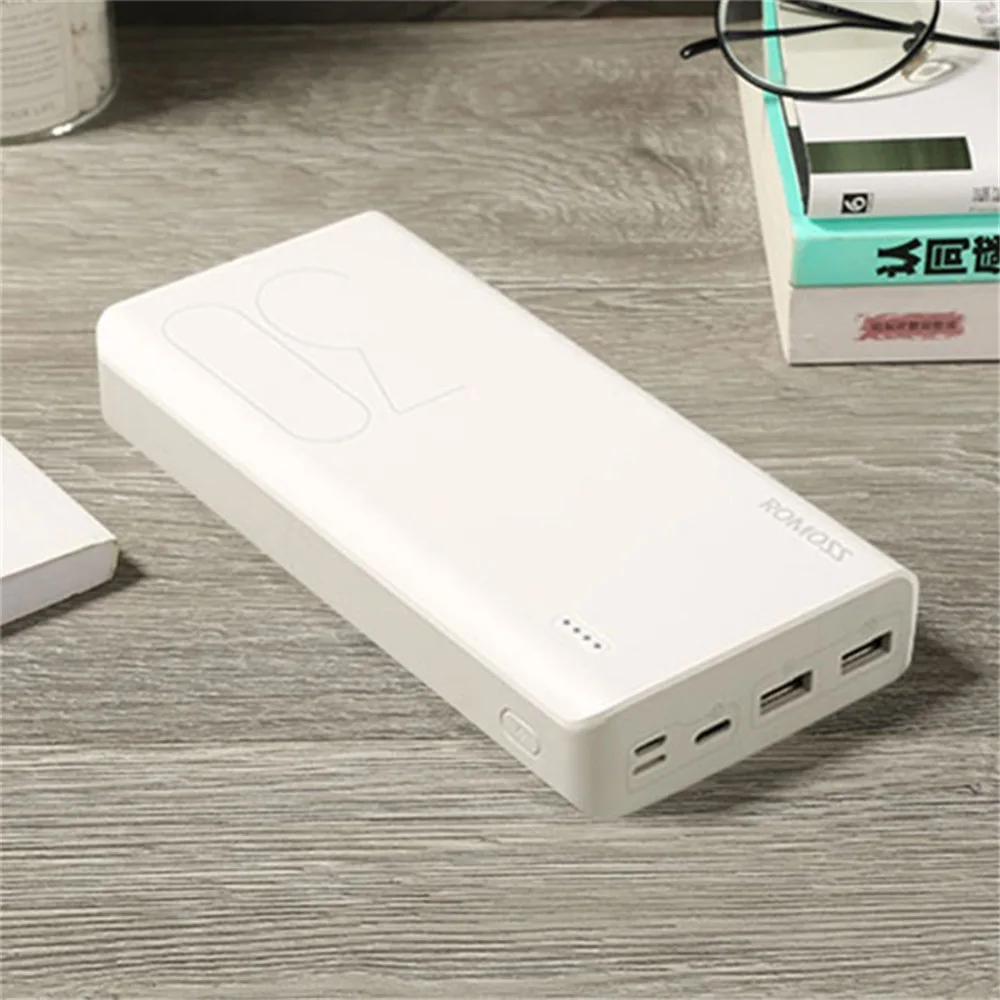 

ROMOSS 30000mAh External Battery Pack Fast Charge Power Bank For Mobile Phones Tablet PCs Powerbank For iphone 8 Plus For Xiaomi
