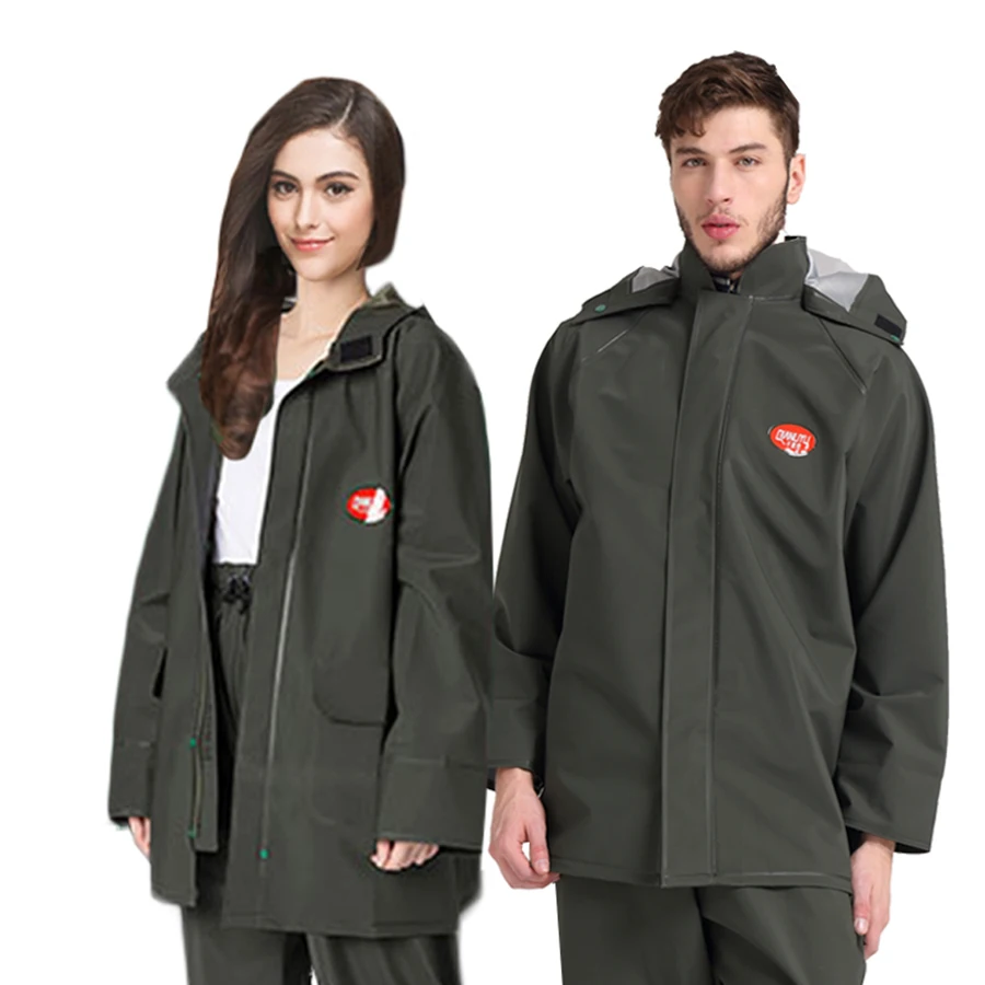 

Men Rian Coat Waterproof Women Windproof Windbreaker Moto Electric Adulto Camping Women Jacket Trench Coat Hood Women Rain Gear