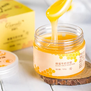 

Milk Honey Paraffin Wax Hand Mask Hand Care Moisturizing Whitening Skin Care Exfoliating Calluses Hand Film Hand Cream