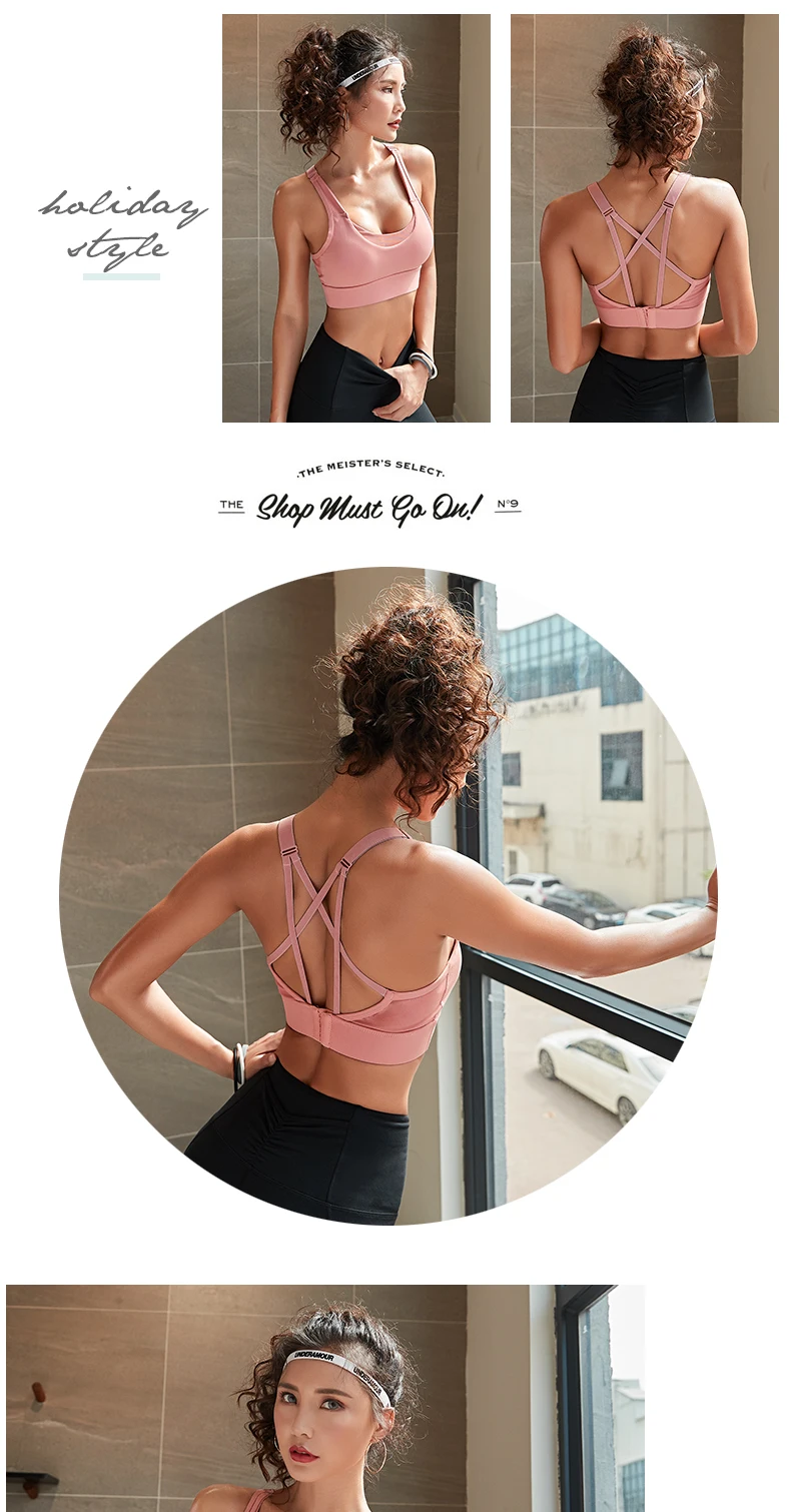 costas fitness fio livre yoga sutiã ginásio