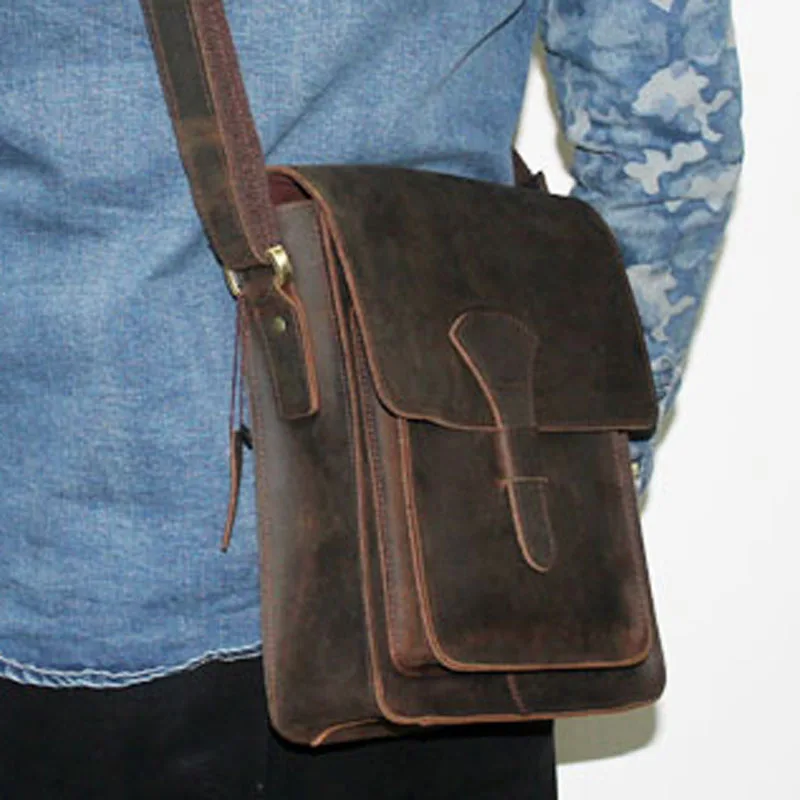 Pferd Aetoo Handgemachte Einfache Paket Umhängetasche Abschnitt Männer Retro Mad Aktentasche Tasche Leder 1 Männlichen Reinem UFnpnax