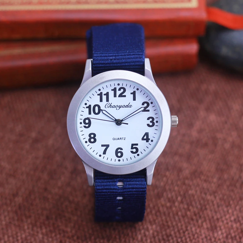 Часы chaoyada детские спортивные холщовые кварцевые водонепроницаемые | Наручные