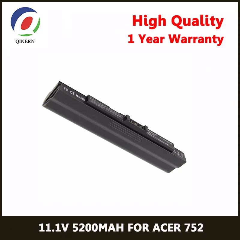 

QINERN Gaming Laptops Battery 11.1V 5200MAh Business Battery For ACER Battery For Laptop For Aspire 1410-2039 Aspire 1410-2099