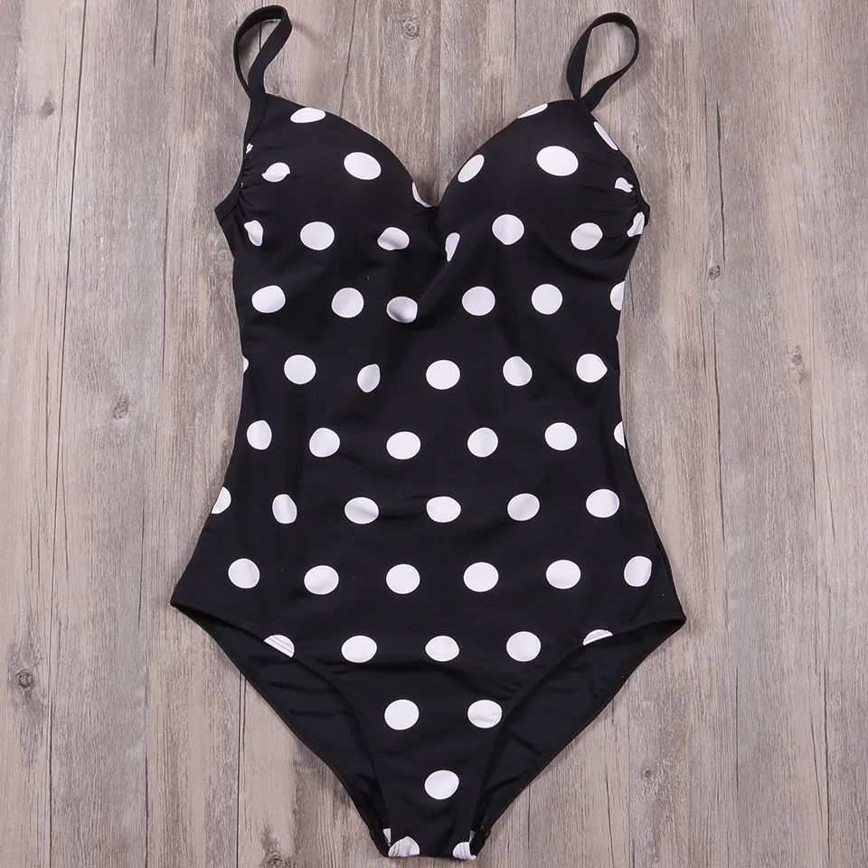 

2019 New Plus Size Women Swimwear One Piece Swimsuit Female Striped Summer Swim Bathing Suit Beach Wear Bodysuit Monokini M-4XL