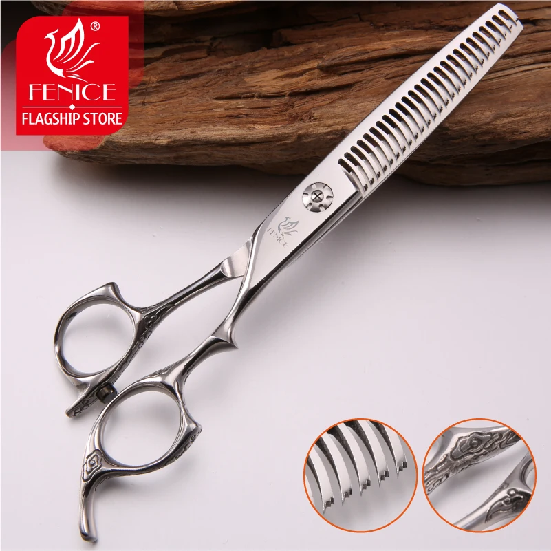 Professional salon barber use 6 inch 26 teeth beauty hair thinning scissors 3