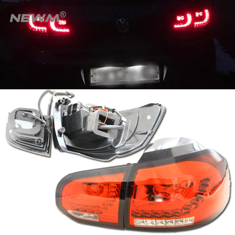 4pcs Car Styling for VW GOLF 6 MK6 GOLF6 R20 TAIL Lights LED Tail Light