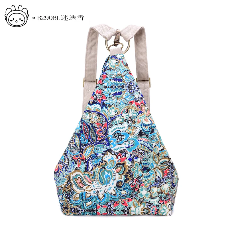 Холщовый рюкзак для женщин, Дамский рюкзак, новая милая Студенческая сумка, женский рюкзак для путешествий на шнурке, женские роскошные брендовые сумки - Цвет: Небесно-голубой