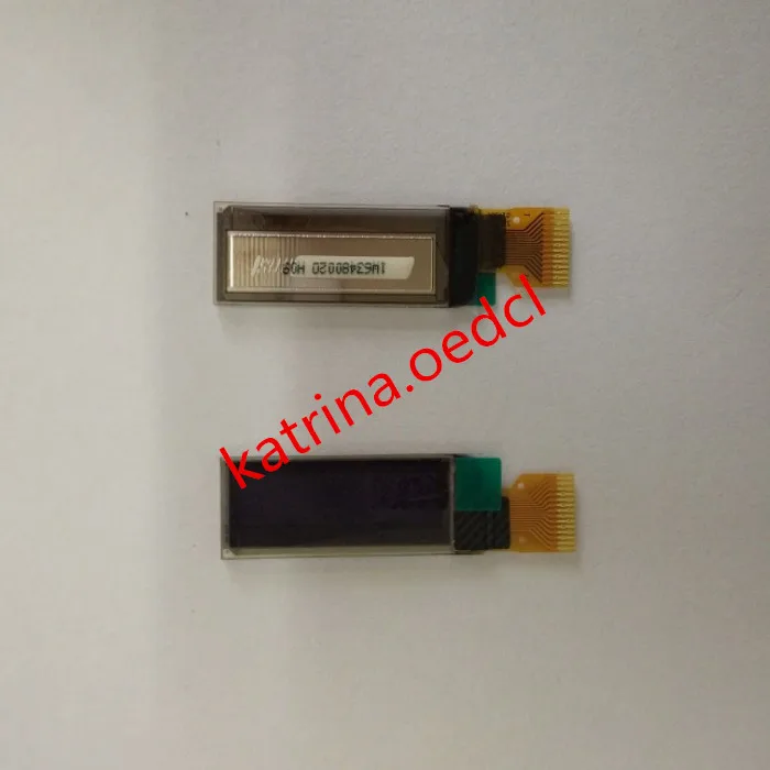 OLED-дисплей 0 91 дюйма белый и синий цвета разрешение 128*32 драйвер SSD1306BZ 14 контактов